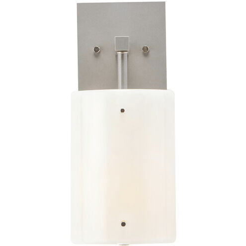 Textured Glass 1 Light 5.8 inch Beige Silver Indoor Sconce Wall Light in Metallic Beige Silver, Ivory Wisp